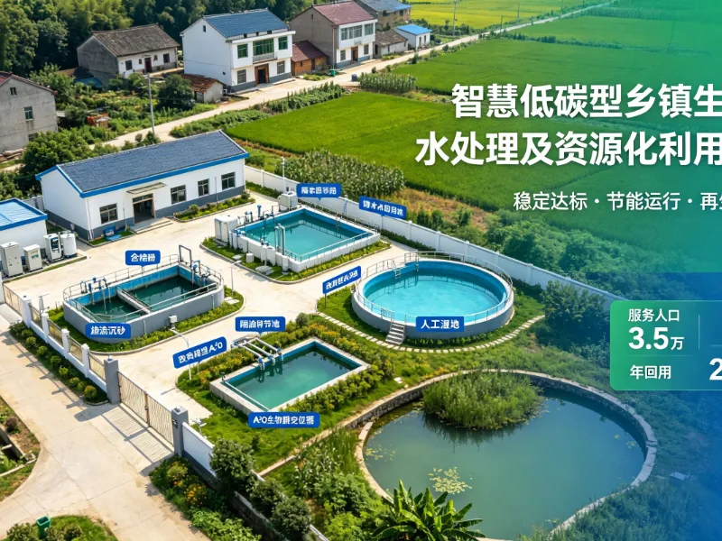 智慧低碳型乡镇生活污水处理及资源化利用项目